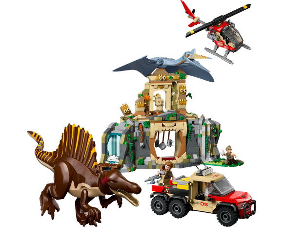 LEGO® Spinosaurus & Quetzalcoatlus Air Mission 76976
