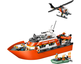 LEGO® Coast Guard Rescue Boat & Helicopter 60504 - 0