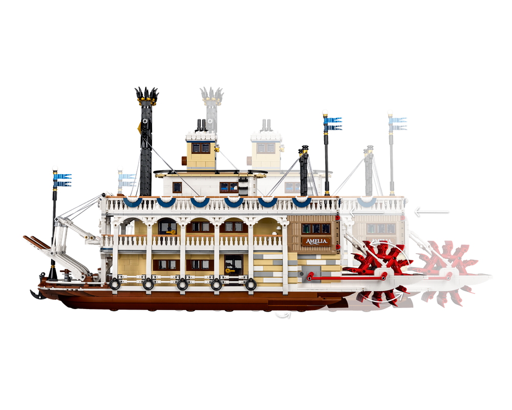 LEGO® River Steamboat 21356