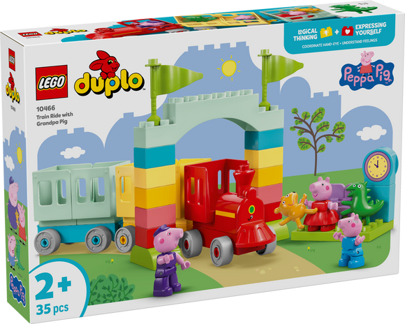 LEGO® DUPLO® Train Ride with Grandpa Pig 10466