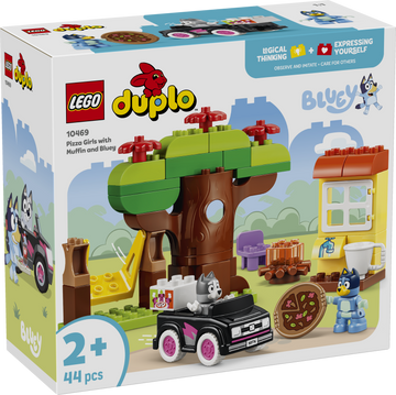 LEGO® DUPLO® Pizza Girls with Muffin and Bluey 10469