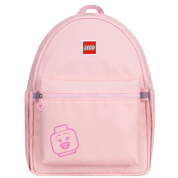 LEGO Backpack Large Emoji Pastel Pink I m Rick James Bricks