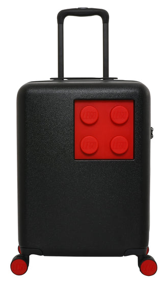 LEGO® Brick 2x2 (Red/Black) 20'' Carry-On Luggage