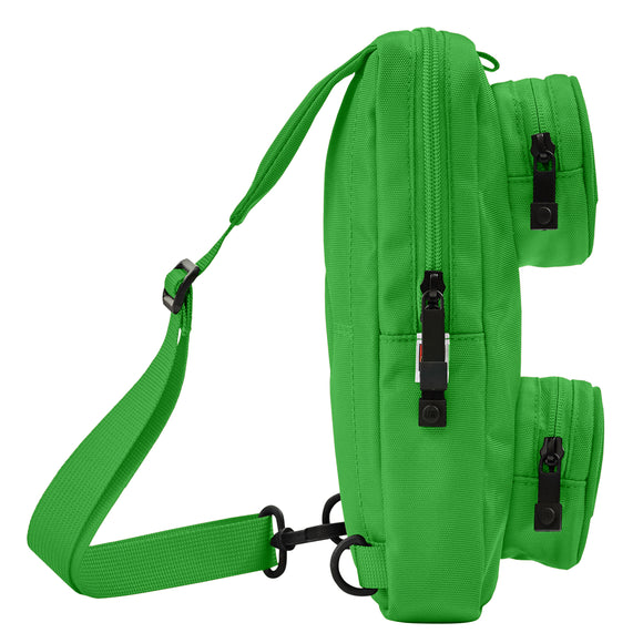 LEGO® Brick 1x2 Sling Bag - Green