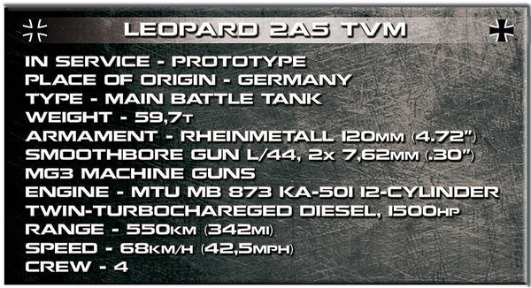 Armed Forces - Leopard 2A5 TVM 1:35 Scale