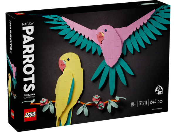 LEGO® The Fauna Collection – Macaw Parrots 31211