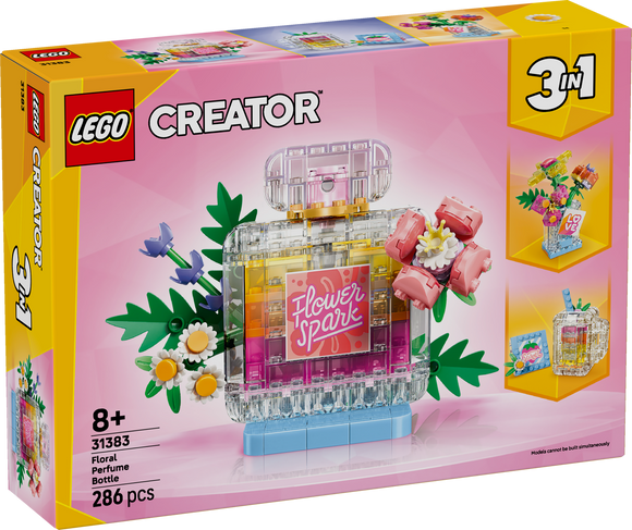 LEGO® Floral Decor Perfume Bottle 31383