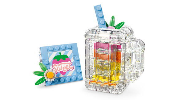 LEGO® Floral Decor Perfume Bottle 31383