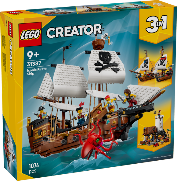 LEGO® Iconic Pirate Ship 31387