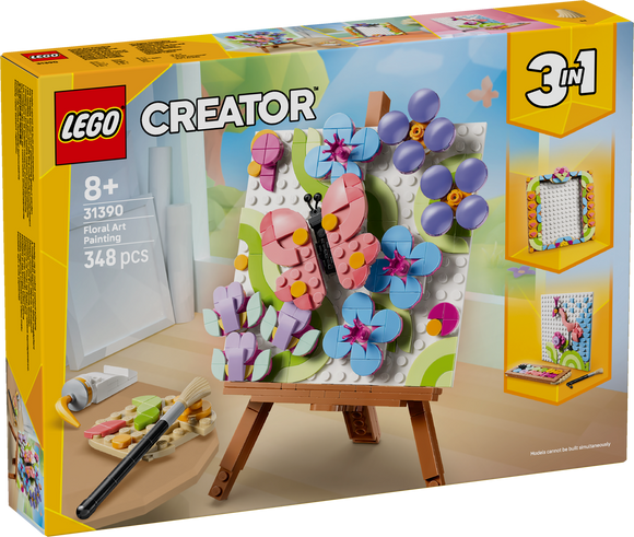 LEGO® Floral Art Decor Painting 31390