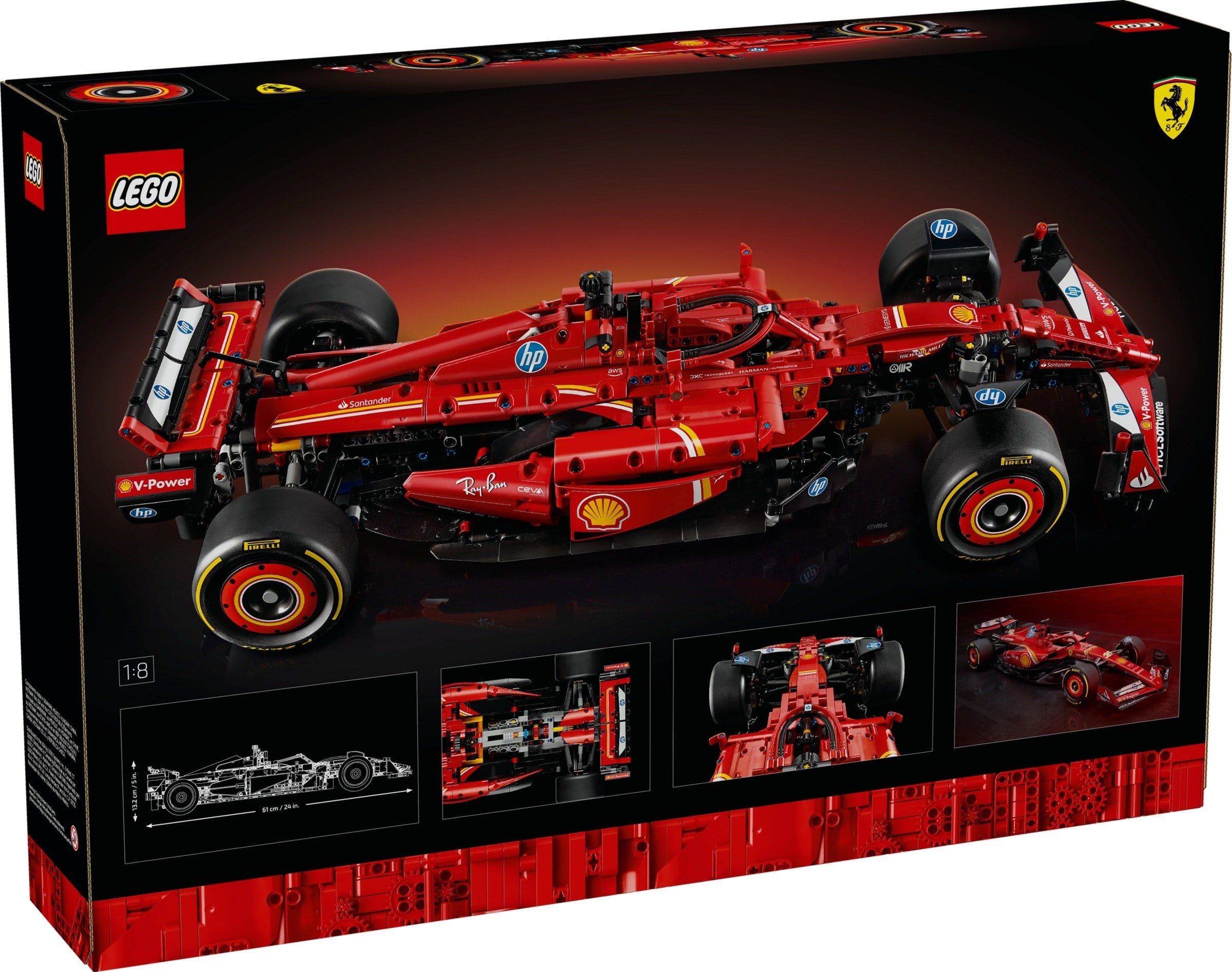 LEGO® Ferrari SF-24 F1 Car 42207 I'm Rick James Bricks