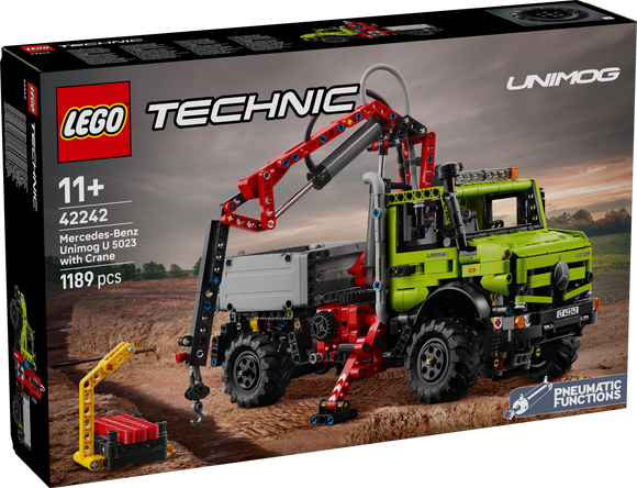 LEGO® Mercedes-Benz Unimog U 5023 with Crane 42242