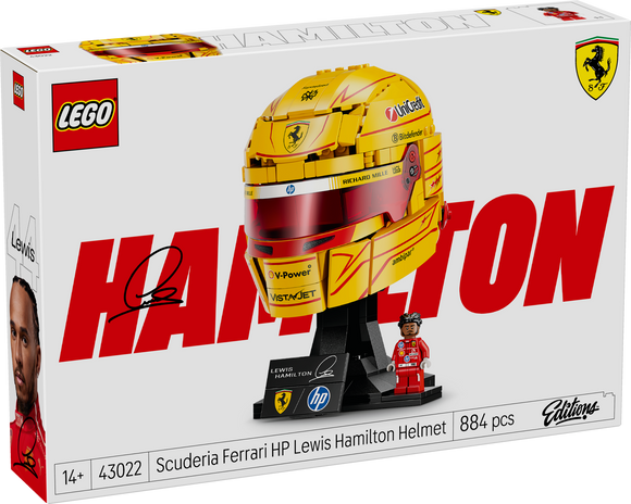 LEGO® Scuderia Ferrari HP Lewis Hamilton Helmet 43022