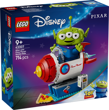 LEGO® Alien with Pizza Planet Rocket Ride 43307