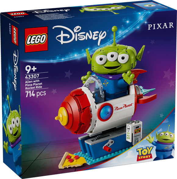LEGO® Alien with Pizza Planet Rocket Ride 43307