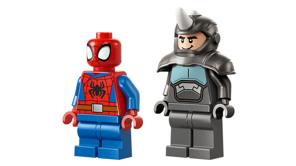 LEGO® Spidey on his Motorcycle vs. Rhino 11206