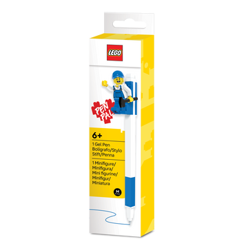 LEGO® Pen Pal Gel Pen with Minifigure - Blue - 0
