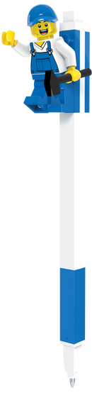 LEGO® Pen Pal Gel Pen with Minifigure - Blue-1