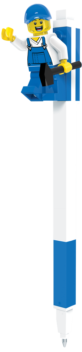 LEGO® Pen Pal Gel Pen with Minifigure - Blue