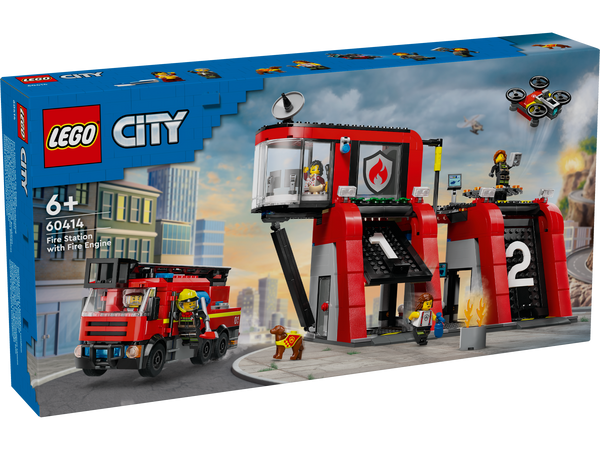 LEGO® Fire Station with Fire Truck 60414