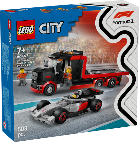 LEGO® F1® Display Truck with Audi F1® Race Car 60493