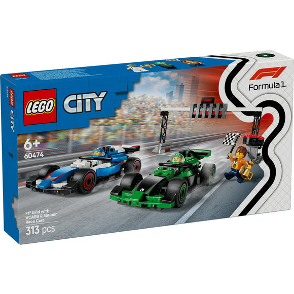 LEGO® F1® Grid with VCARB & Sauber Race Cars 60474