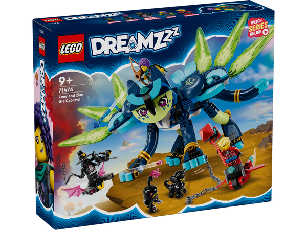 LEGO® Zoey and Zian the Cat-Owl 71476