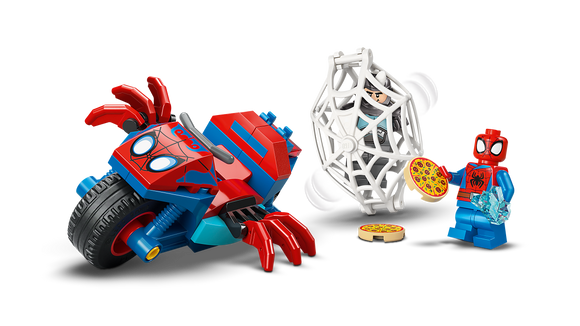 LEGO® Spidey on his Motorcycle vs. Rhino 11206