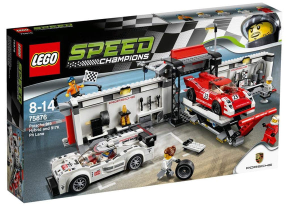 LEGO® Porsche 919 Hybrid and 917K Pit Lane 75876