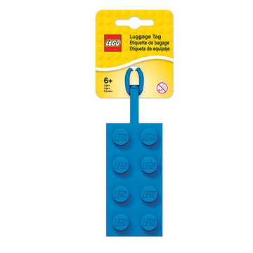 LEGO® Blue Brick Bag Tag