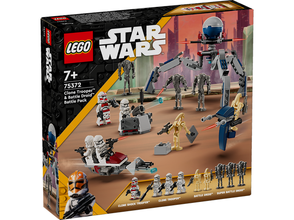 LEGO® Clone Trooper™ & Battle Droid™ Battle Pack 75372