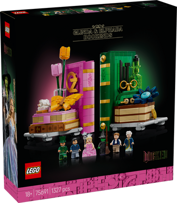 LEGO® Glinda & Elphaba Bookends 75691