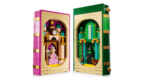 LEGO® Glinda & Elphaba Bookends 75691