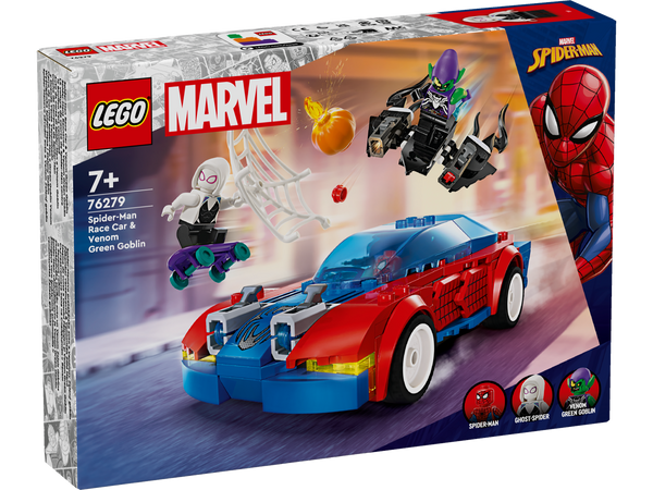 LEGO® Spider-Man Race Car & Venom Green Goblin 76279