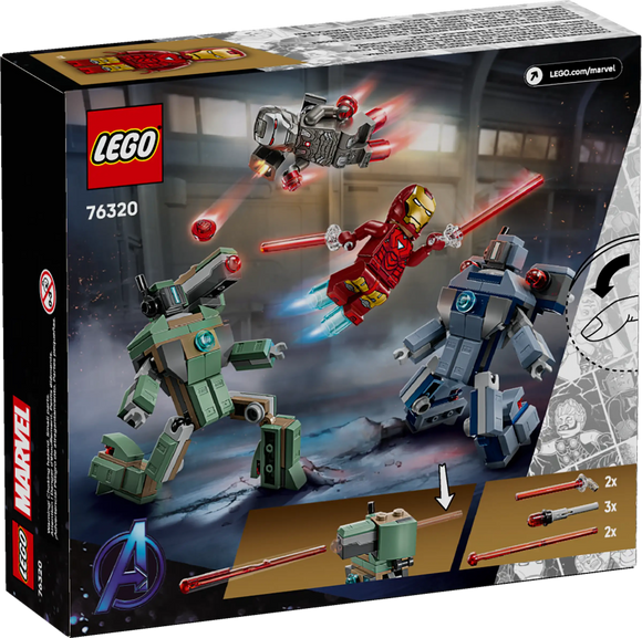 LEGO® Iron Man & War Machine vs. Hammer Drones 76320