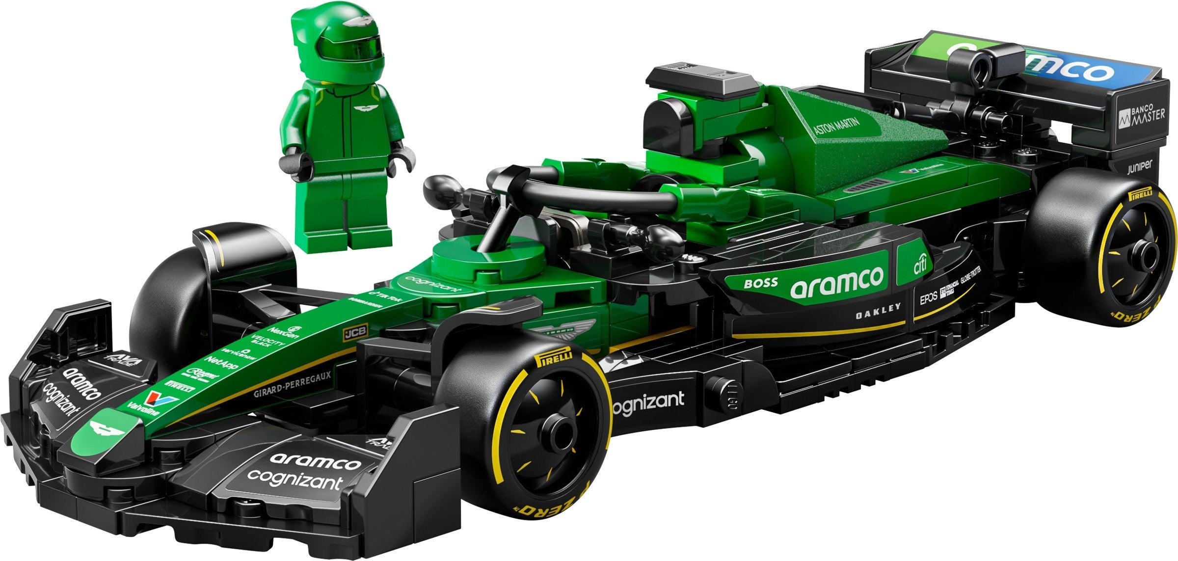 LEGO® Aston Martin Aramco F1® AMR24 Race Car 77245 - 0