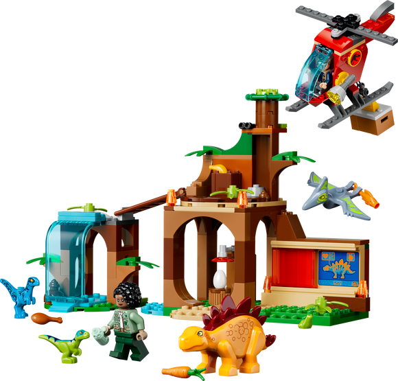 LEGO® Velociraptor, Stegosaurus & Pteranodon Rescue 77981