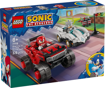 LEGO® Silver's Car vs. Knuckles' Monster Truck 77118