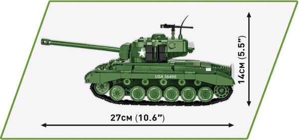 World War II - M26 Pershing T26E3 1:28 scale