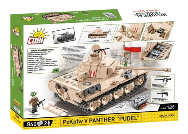 World War II - Pzkpfw v Panther Pudel Tank 1:28 scale