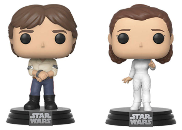 Star Wars Episode V - Han Solo & Princess Leia Pop! Vinyl Figure 2-Pack