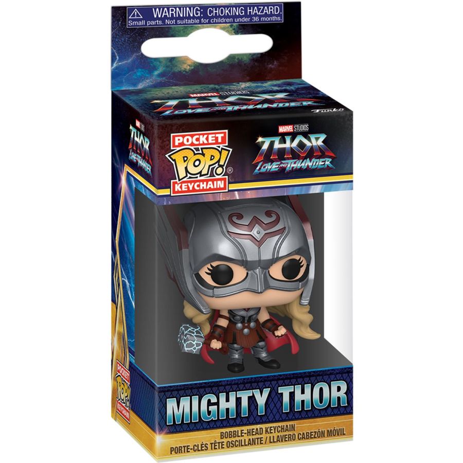 Thor 4: Love and Thunder - Mighty Thor Pocket Pop! Keychain - 0