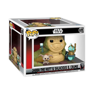 Star Wars Episode VI - Jabba the Hutt & Salacious B. Crumb 40th Anniversary Deluxe Pop! #611