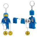 LEGO® Blue Spaceman Minifigure Key Light