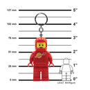 LEGO® Red Spaceman Minifigure Key Light-3