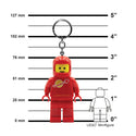 LEGO® Red Spaceman Minifigure Key Light