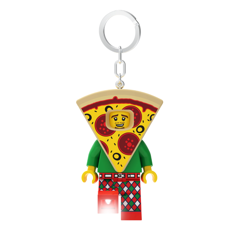 LEGO® Pizza Minifigure Key Light | I'm Rick James Bricks