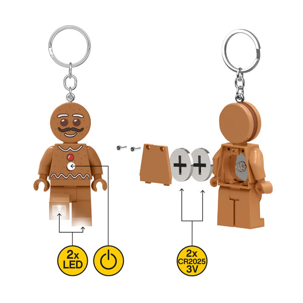 LEGO® Gingerbread  Minifigure Key Light