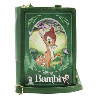 Loungefly™ Bambi (1942) - Book 9” Faux Leather Convertible Crossbody Bag