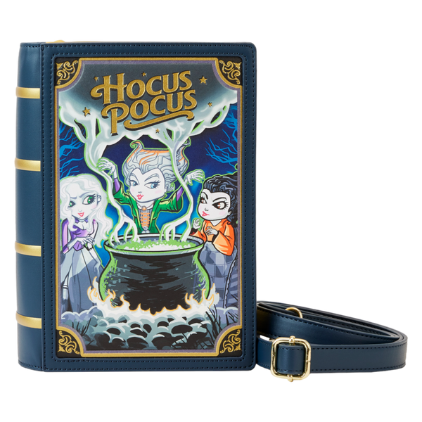 Loungefly™ Hocus Pocus - Book Glow in the Dark 6" Faux Leather Crossbody Bag